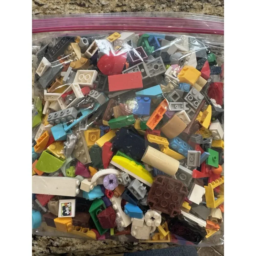 2 TWO POUNDS2 lbs Mixed LEGO Lot Authentic Bricks Parts & Pieces Cleaned Sorted - Picture 6 of 9